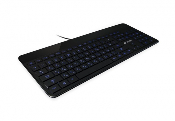 Keyboard Canyon HKB5, Multimedia, Slim, Silent, Backlight, Soft touch, USB, Black