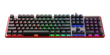 Gaming Keyboard Havit KB870L, Mechanical, Metal Plate, Blue SW, RGB, Win Lock, 26-Anti-Ghosting, 104