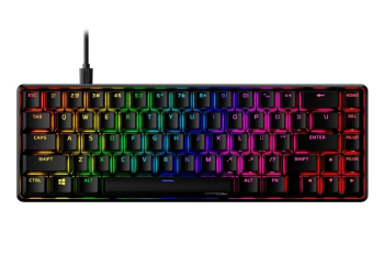 Gaming Keyboard HyperX Alloy Origins 65, Mechanical, TKL, Aluminum body, Red SW, RGB, US Layout, USB