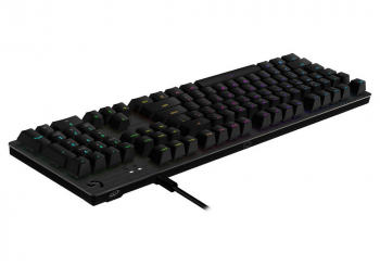 Gaming Keyboard Logitech G512 Carbon, Mechanical, GX Brown, Aluminum-alloy construction, RGB, USB
