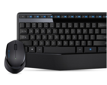 Wireless Keyboard & Mouse Logitech MK345, Media keys, Spill-resist, Palm rest, 1000dpi, 3 buttons, 2