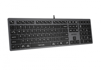 Keyboard A4Tech FX50, 12 Fn keys, Ultra Slim, Low Profile X-Key Structure, Splash Proof, Silk Printi