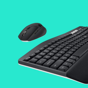 Wireless Keyboard & Mouse Logitech MK850, Curved keyframe, Quiet typing, 2xAA/1xAA, Bluetooth/2.4GHz