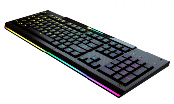Gaming Keyboard Cougar Aurora S, Carbonlike Surface, 8-Effect Multicolour Backlight, EN, USB