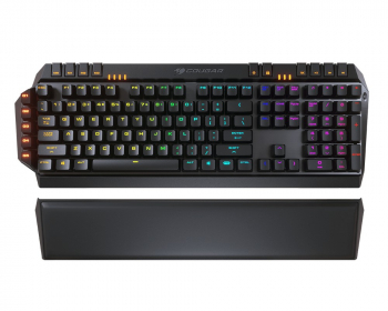 Gaming Keyboard Cougar 700K EVO, Mechanical, Cherry MX Red, RGB, G-key, Aluminum frame ,Wrist rest