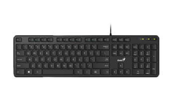 Keyboard Genius SlimStar M200, 12 Fn Keys, Low-profile, Chocolate Keycap, Quiet typin, 1.5m, USB, EN
