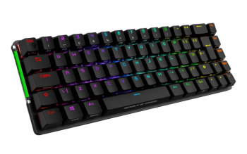 Gaming Wireless Keyboard Asus ROG Falchion, Mechanical, Compact 65% layout, 68 keys, Cherry MX Red S