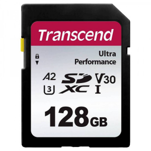 128GB SDXC Card (Class 10)  UHS-I, U3, Transcend 340S  "TS128GSDC340S" (R/W:160/90MB/s)