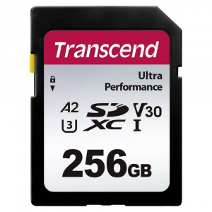 .256GB SDXC Card (Class 10)  UHS-I, U3, Transcend 340S  "TS256GSDC340S" (R/W:160/90MB/s)