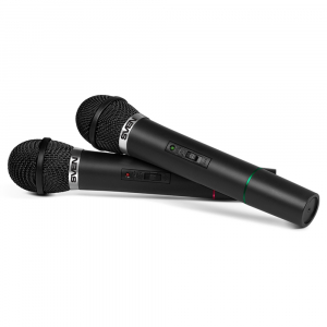 Karaoke Microphone  SVEN "MK-715", Wireless 80.0Hz - 12.0 MHz, Microphone - 2 pcs