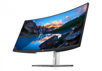 37.5" DELL UltraSharp U3821DW, White, IPS, 3840x1600,75Hz,5ms,300cd,HDMI+DP+USB+TypeC+RJ45,KVM,Spkrs