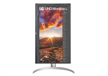 27" LG 27UP850-W, White/Silver, IPS,3840x2160,60Hz,5ms,400cd,HDR,MegaDCR,HDMI+DP+USB+TypeC,Spkrs,Pvt