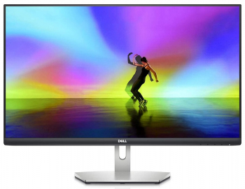 27" DELL S2721H, Black/Silver, IPS, 1920x1080, 75Hz. FreeSync, 4ms, 300cd, HDMI+AudioOut, Speakers