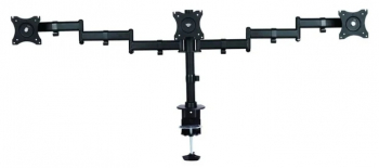 Table/desk stand for 3 monitors ITech MBS-13F, 13"-27", VESA 75x75,100x100, up to 8kg