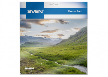 Mouse Pad SVEN MP-04 Valley, 220 × 180 × 2mm, Low-friction surface, Anti-slip natural rubber base