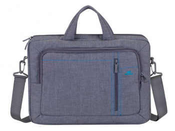 16"/15" NB bag - RivaCase 7530 Canvas Grey Laptop, Fits devices