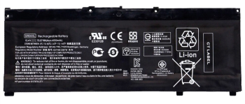 Battery HP Omen 15-ce 15-dc Pavilion Power 15-cb Pavilion Gaming 15-cx Series SR04XL HSTNN-IB7Z HSTNN-DB7W 15.4V 4550mAh Black Original