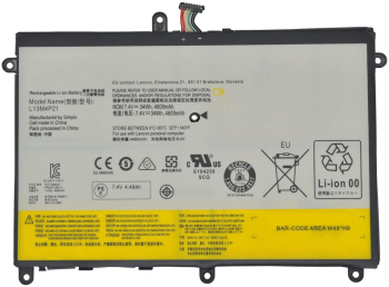Battery Lenovo Yoga 2 11 Yoga2 11 L13L4P21 7.4V 4600mAh 34Wh L13M4P21