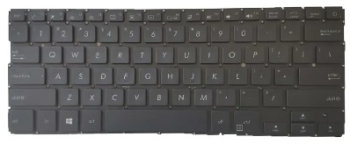 Keyboard Asus UX331 series w/Backlit w/o frame \ENTER\-small ENG/RU Black