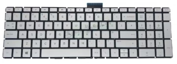 Keyboard HP Pavilion 15-DA 15-DB 15-CN 17-BY 250 255 G7 w/Backlit w/o frame \ENTER\-small ENG/RU Silver Original