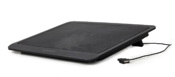 Notebook Cooling Pad Gembird NBS-1F15-03, up to 15.6'', 1x125mm, USB, LED light