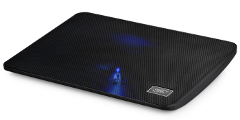 Notebook Cooling Pad Deepcool WIND PAL MINI, up to 15.6', 1x140mm Blue LED,  Adjustable height