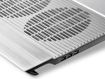 Notebook Cooling Pad Deepcool N8, up to 17'', 2x140mm, 4xUSB, Aluminium, Black
