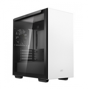 Case mATX Deepcool MACUBE 110, w/o PSU, 1x120mm,Tempered Glass,Magnetic Side Panels, 2xUSB3.0, White