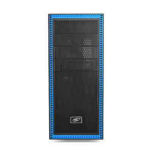 Case ATX Deepcool TESSERACT SW, w/o PSU, 2x120mm, Blue LED, Side Window, USB3.0, Black