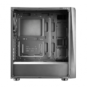 Case ATX Cougar MX340, w/o PSU, 1x120mm fan, USB 3.0, Tempered Glass, Black