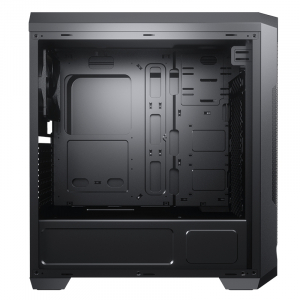 Case ATX Cougar MX331 Mesh, w/o PSU, 1x120mm fan, Transparen Panel, Mesh front panel, USB 3.0, Black