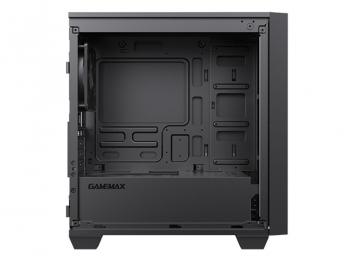 Case mATX GAMEMAX M61, w/o PSU,1x120mm, 1xUSB3.0,1xType-C, TG, Sound Dampening, Black