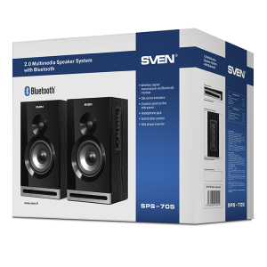 Speakers SVEN "SPS-705" Black, 40w, Bluetooth