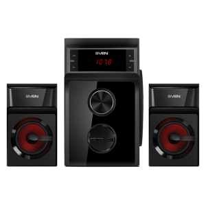 Speakers SVEN "MS-302" SD-card, USB, FM, Black, 40w / 20w + 2x10w / 2.1