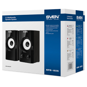 Speakers SVEN "SPS-605" Black, 6w