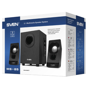 Speakers SVEN "MS- 85" Black, 10w / 5w + 2x2.5w / 2.1