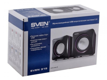 Speakers SVEN "315" Black, 5w, USB power