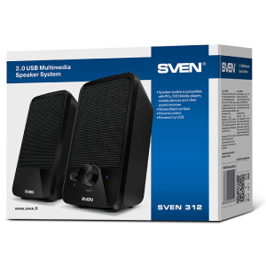 Speakers SVEN "312" Black, 4w, USB power