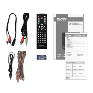 Speakers SVEN "MC-10" Black, 50w, Bluetooth, SD, USB Flash, Remote Control, FM, 3.5mm jack