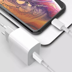 Wall Charger XO + Lightning Cable, PD 18W, L40,White