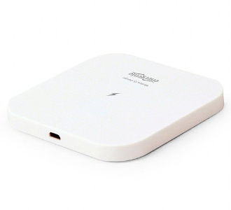   Wireless charger for phone or tablet, 5W, White, Energenie EG-WCQI-02-W