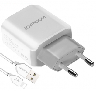 Wall Chrager Joyroom + Micro-USB Cable, 2USB, 2.0A, UM2