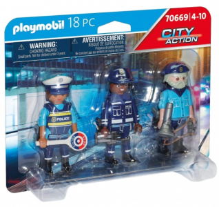 Playmobil PM70669 Police Figure Set