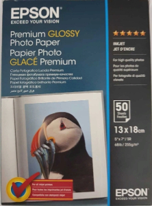 Photo Paper 13x18 200gr 50 sheets Epson Glossy 