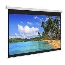 Manual Screen 4:3 Reflecta CrystalLine Rollo, 240x189cm/236x177cm view area, BB, 1.0 gain