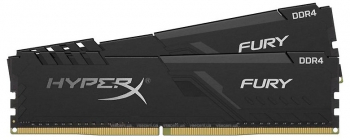 16GB DDR4-3733MHz  Kingston HyperX FURY (Kit of 2x8GB) (HX437C19FB3K2/16), CL19-23-23, 1.35V,Black