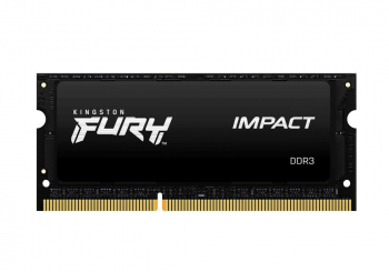 8GB DDR3 1600MHz SODIMM 204pin Kingston FURY Impact (KF316LS9IB/8), CL9-9-9, 1.35V, Black