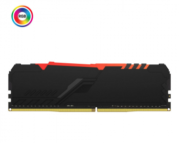 .8GB DDR4-3200MHz  Kingston FURY Beast RGB (KF432C16BBA/8), CL16-18-18, 1.35V, Intel XMP 2.0, Black