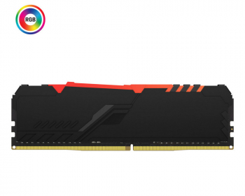 32GB DDR4-3733MHz  Kingston FURY Beast RGB (Kit of 2x16GB) (KF437C19BB1AK2/32), CL19-23-23, 1.35V