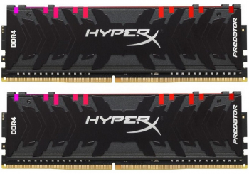 16GB DDR4-4266MHz  Kingston HyperX Predator RGB (Kit of 2x8GB) (HX442C19PB3AK2/16), CL19, 1.4V, Blk